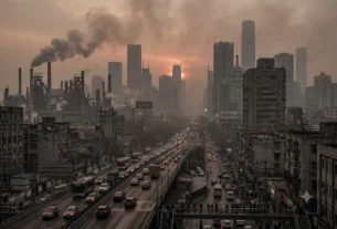 polutted city